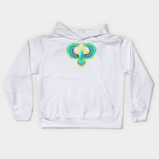 Blu Egyptian Scarab Kids Hoodie